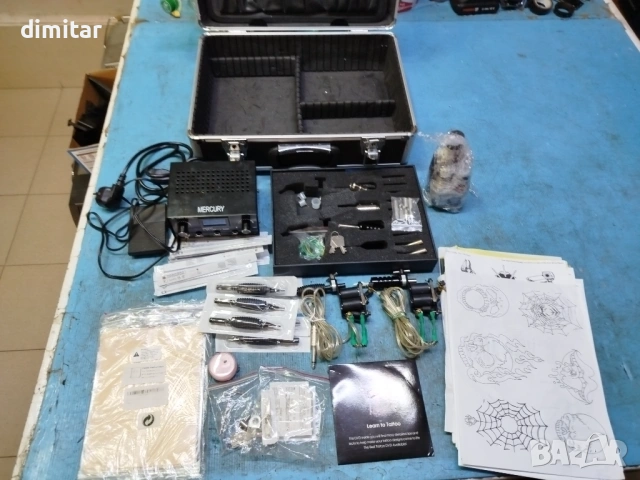 Уред за  татуировки MERCURY в куфар , снимка 9 - Други - 53713478