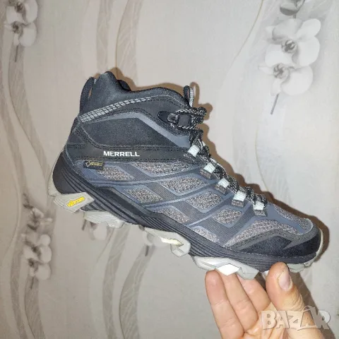 туристически обувки Merrell Moab FST Mid GTX GORE-TEX   номер 37 водоустойчиви, снимка 6 - Други - 39286437