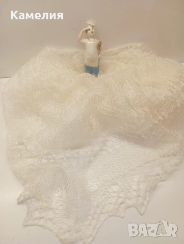 Шал от кози пух , снимка 8 - Шалове - 53211888