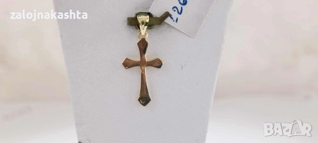 Нов Златен кръст-0,72гр/14кр, снимка 3 - Колиета, медальони, синджири - 52164224