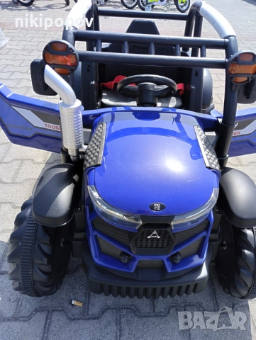 TEXAS акумулаторен трактор HARVEST син, снимка 3 - Други - 53849427