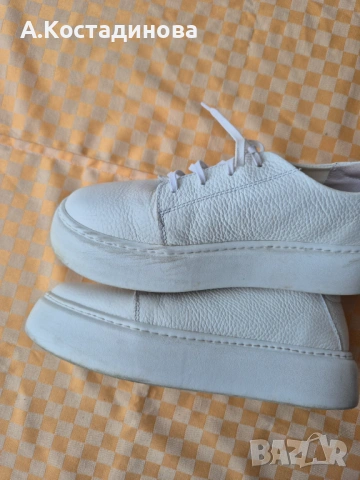 ГАБИНА - дамски спортни обувки естествена кожа 38 номер, снимка 3 - Дамски ежедневни обувки - 53900069