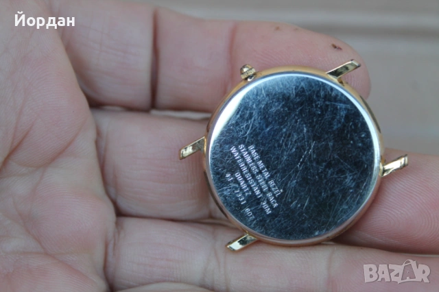 Немски мъжки позлатен часовник ''Junghans'' , снимка 4 - Мъжки - 53999542