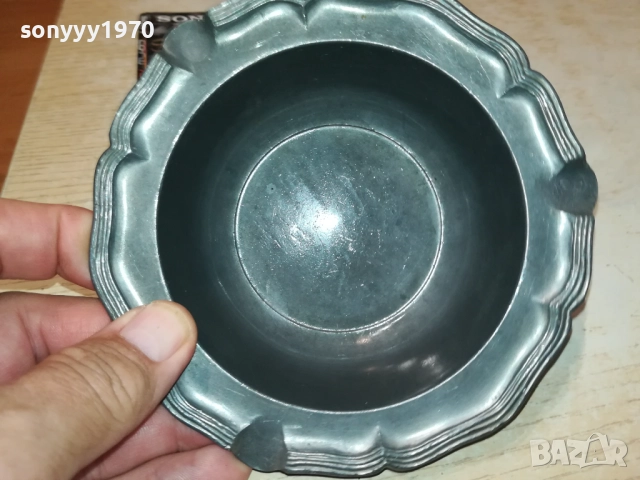 МЕТАЛЕН ПЕПЕЛНИК-ВНОС SWISS 0709251639, снимка 18 - Антикварни и старинни предмети - 51633926