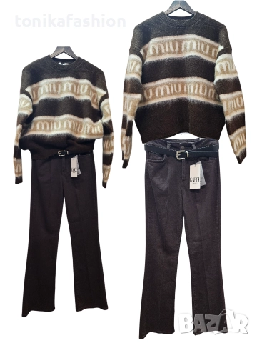 Дебел и топъл пуловер , снимка 3 - Блузи с дълъг ръкав и пуловери - 52562813