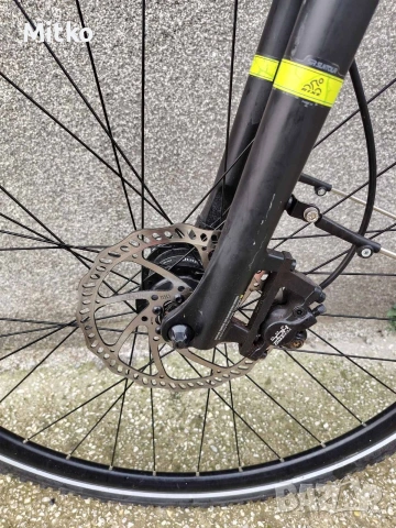 28 цола алуминиев велосипед с 21 скорости усилени капли амортисьори предни като нов , снимка 12 - Велосипеди - 53372927