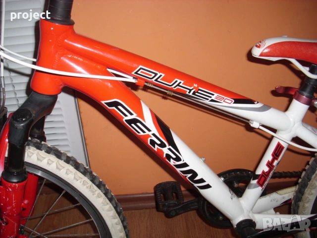 20" FERRINI ЛЕК АЛУМИНИЕВ детски велосипед,колело с скорости.Промо цена, снимка 4 - Детски велосипеди, триколки и коли - 54172809