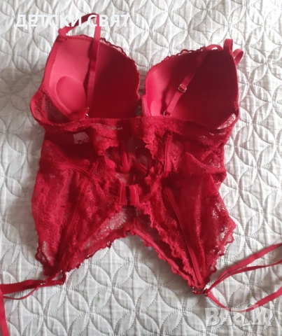 Дамски еротичен корсет с жартиери, снимка 2 - Корсети, бюстиета, топове - 53455560