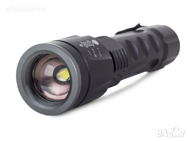 Малък тактически LED фенер, светодиоден и CREE ZOOM осветяване FL87, снимка 4 - Лед осветление - 48829987