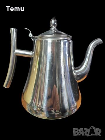 Красив чайник от неръждаема стомана в комплект със специално пригодена за дизайна цетка за чай. 🔥 Из, снимка 2 - Други - 45780325