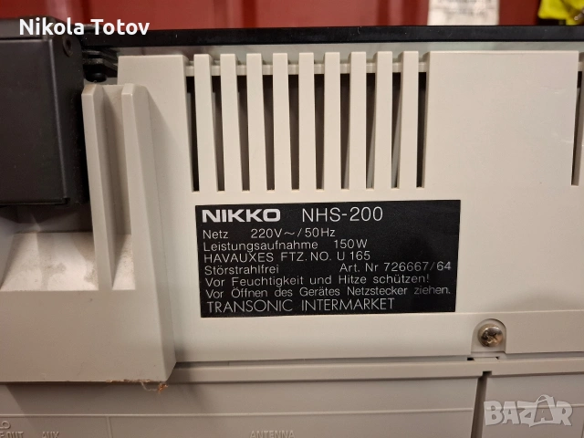 Продава си система на Nikko със собствен шкаф, снимка 14 - Аудиосистеми - 53420359