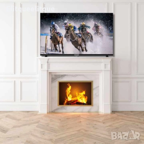 Телевизор Rancore Т-32S133, 32", Smart, 1366х768 HD Ready, Android 11.0, Черен, снимка 4 - Телевизори - 52241491