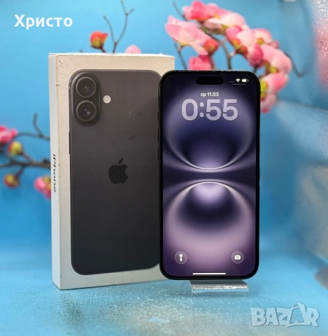 ГАРАНЦИОНЕН!!! Apple iPhone 16 Plus, 128GB, 5G, Black  , снимка 3 - Apple iPhone - 53801888