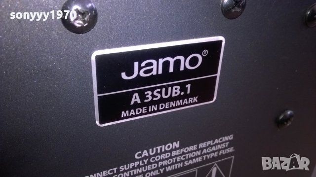 JAMO POWERED SUBWOOFER-220V WITH AMPLIFIER-ВНОС SWISS 2307241453, снимка 3 - Тонколони - 46671405