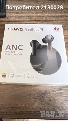 Слушалки Huawei Free Buds ANC 7i, снимка 4 - Bluetooth слушалки - 53684990