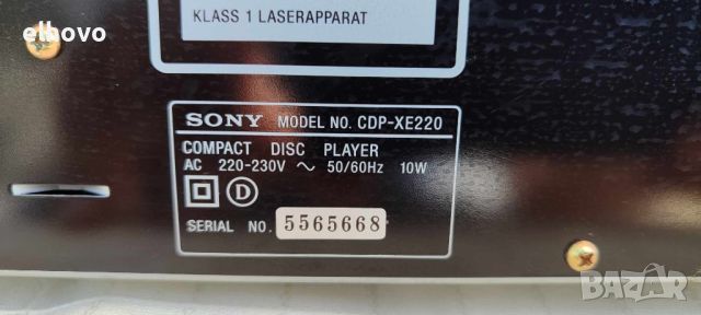 CD player SONY CDP-XE220#3, снимка 4 - Аудиосистеми - 46343789