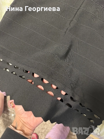 Черна рокля, снимка 2 - Рокли - 52813625