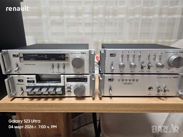 Продават се комплект Aiwa mini system, снимка 2 - Аудиосистеми - 53711533