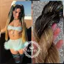 💗Професионален Бутиков Блестящ Канекалон Ангелска Коса - Yaki Remy 100% - SPARKLE Braids! КОД АН225, снимка 4