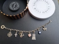 сребърна гривна Thomas sabo Charm club със 7 талисманчета , снимка 3