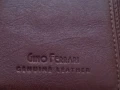 Gino Ferrari нов марков портфейл чантичка естествена кожа 16х10см и преградата за мобилен 75х150мм, снимка 6