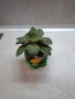 Декоративна саксийка с теменужка, снимка 2