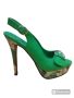 дамски обувки 1024 за бал JENNIKA зелени , снимка 1 - Дамски обувки на ток - 45302273