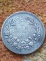Сребърна монета 5 лева 1892 година Фердинанд първи 44806, снимка 1