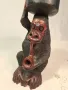 африканска статуетка пепелник дърворезба   7/2, снимка 2