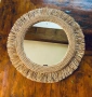 🌿Дизайнерско огледало от рафия – ръчно изработен бохо акцент за уютен и модерен дом, снимка 14