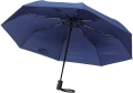 Автоматичен сгъваем чадър ветроустойчив компактен тъмносин, снимка 1