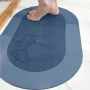 Абсорбираща водата антихлъзгаща подложка Bath Mat Blue, снимка 4