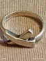 Винтидж сребърен пръстен "Пръстен на Исус рибата" 19562, снимка 8