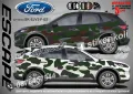 Ford Raptor SK-SJV3-F-RA Кaмуфлаж Офроуд Джип Пикап Лодка Camouflage Off-Road стикери, снимка 4