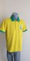 Hugo Boss Paddy Flag Brazil Cotton Modern Fit Mens Size M ОРИГИНАЛНА Тениска!, снимка 3