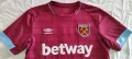 Оригинална футболна тениска Уест Хям Юнайтед за сезон 2023/2024, снимка 1
