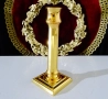 Позлатен бронзов свещник 410 гр.,Art Deco. , снимка 10