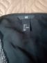 Черна копринена рокля H&M, снимка 4