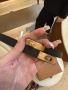 Hermes колан естествена кожа в кутия, снимка 4