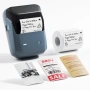 NIIMBOT B1 Pro Bluetooth термопринтер за етикети, 300 DPI, син, снимка 1