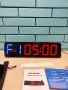 Gym Timer 15" Голям LED Цифров Стенен Часовник, Интервален Таймер със Стопер, Отброяване, Регулируем, снимка 6