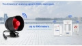 Ефективна и компактна WIFI алармена система. 110dB безжична силна сирена, снимка 5