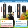 Нагревател hygger за аквариум 800W с регулируема температура и цифров LCD контролер – За 490-980L, снимка 4