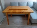 Дървена разтегателна трапезна маса, снимка 5