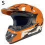 Кросова каска, S/M, оранжева, Шлем за кросов мотор, снимка 5