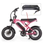 36V 13Ah литиево-йонна батерия за електрически велосипеди QM-Wheel V20 Mini, снимка 4