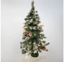 Декоративна коледна настолна елха на батерии, 40 светодиода, 90см, снимка 3