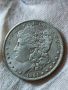 1$ Морган долар 1884-О - Филаделфия, САЩ (сребро), снимка 1