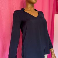ЧИСТО НОВА тъмно синя блуза MANGO , снимка 5 - Блузи с дълъг ръкав и пуловери - 45380196