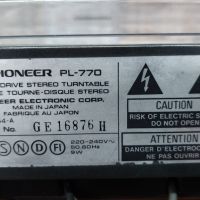 Pioneer PL-770, снимка 8 - Грамофони - 45570293